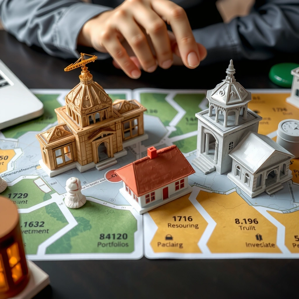 Juego de estrategia con elementos de inversión y desarrollo de recursos