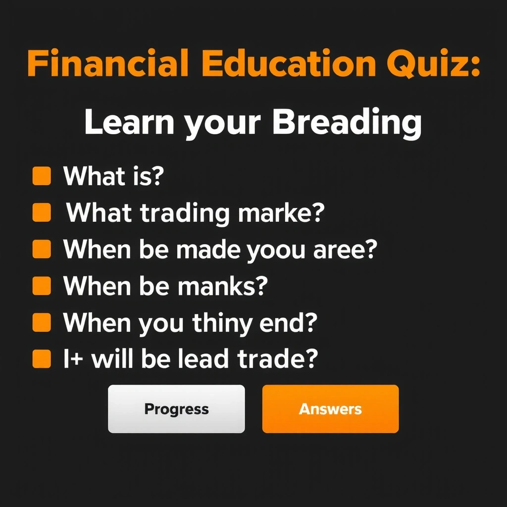 Juego de quiz financiero con preguntas sobre mercados y trading